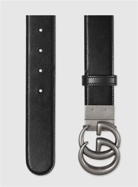 cintura gucci uomo pelle nera|Cinture Uomo Firmate: Cinture di Lusso .